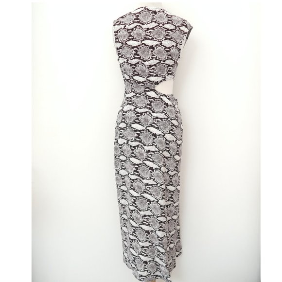 A.L.C. Python print cutout Beale maxi dress - Picture 6 of 10